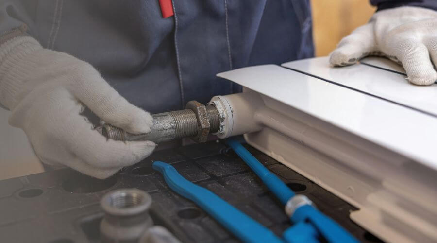 Professional tankless water heater installation in Broadview, MT